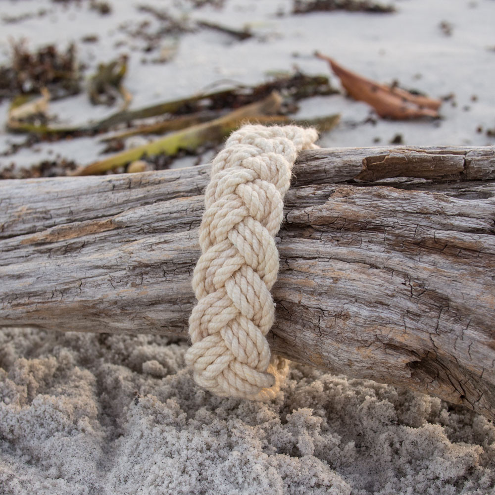 Sailor Knot Bracelet Tan Beach Scene